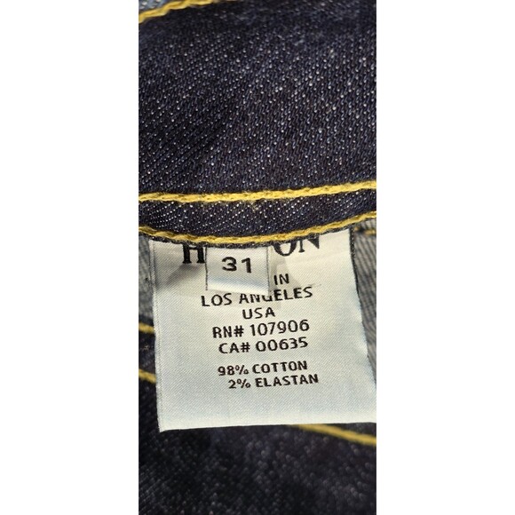 Hudson Womens Jeans Signature Petite Bootcut Mid Rise Flap Pockets Elm Size 31 - Picture 4 of 16